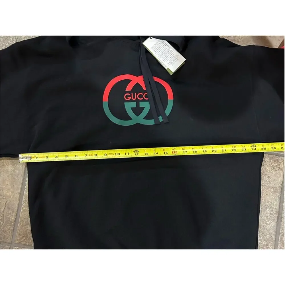 Men's Gucci cotton interlocking G logo sweatshirt size large made in Italy